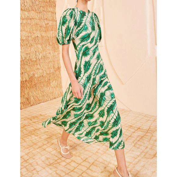Ulla Johnson Dresses & Skirts - Ulla Johnson Ines Silk Dress Acacia Green US 4